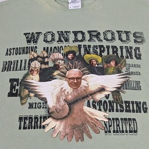 Steve Martin & Steep Canyon Rangers 2013 Concert Tee- Tour City/States Back